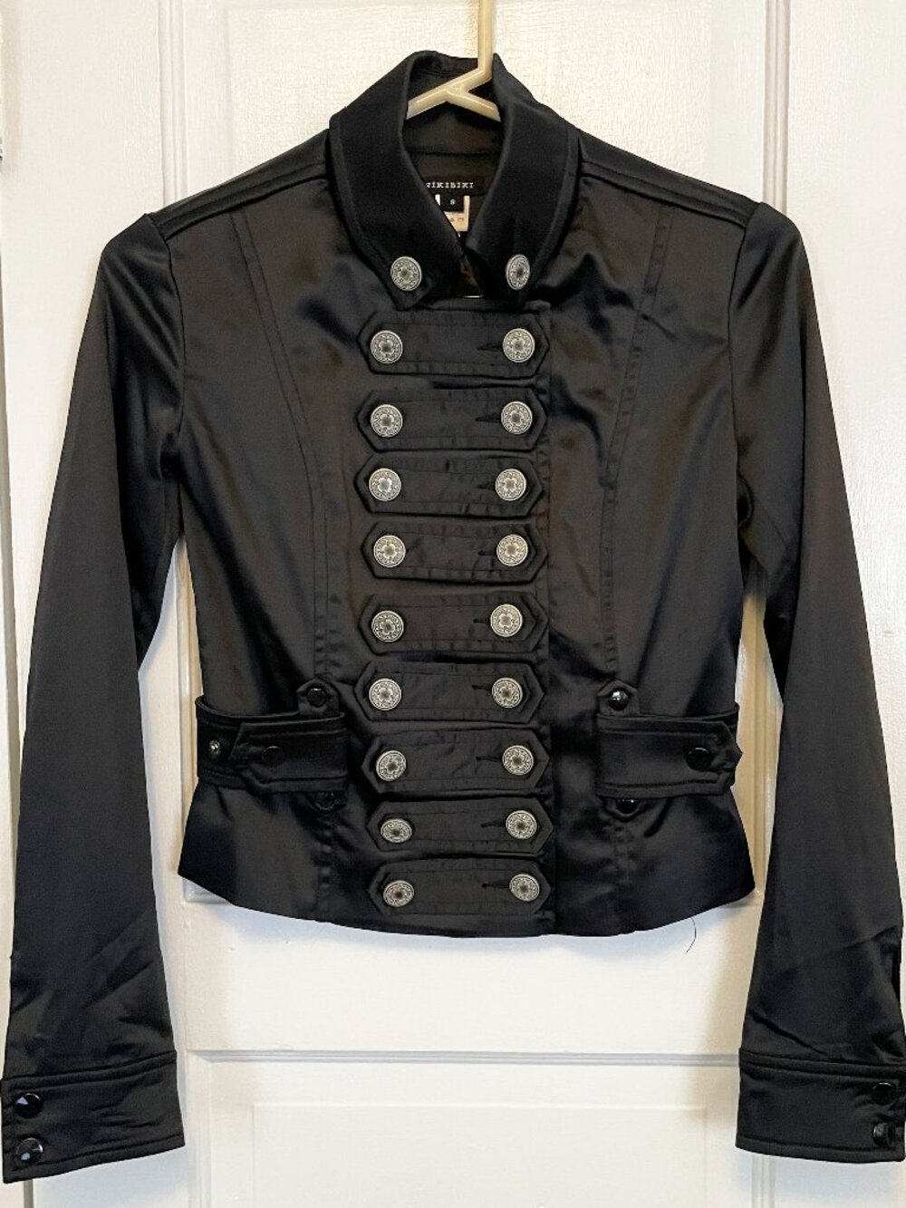 Gorgeous Military Jacket Black Size S Like New